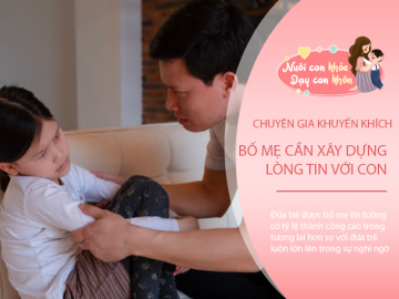 Chuyên gia: Đứa trẻ lớn lên tài giỏi là đứa trẻ được bố mẹ dành cho sự tin tưởng khi còn nhỏ, bạn đã tin con mình chưa?