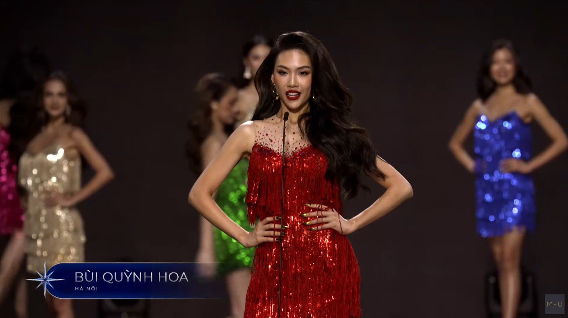 Trực tiếp Chung kết Miss Universe Vietnam 2023: Top 18 thí sinh trình diễn váy dạ hội - 36