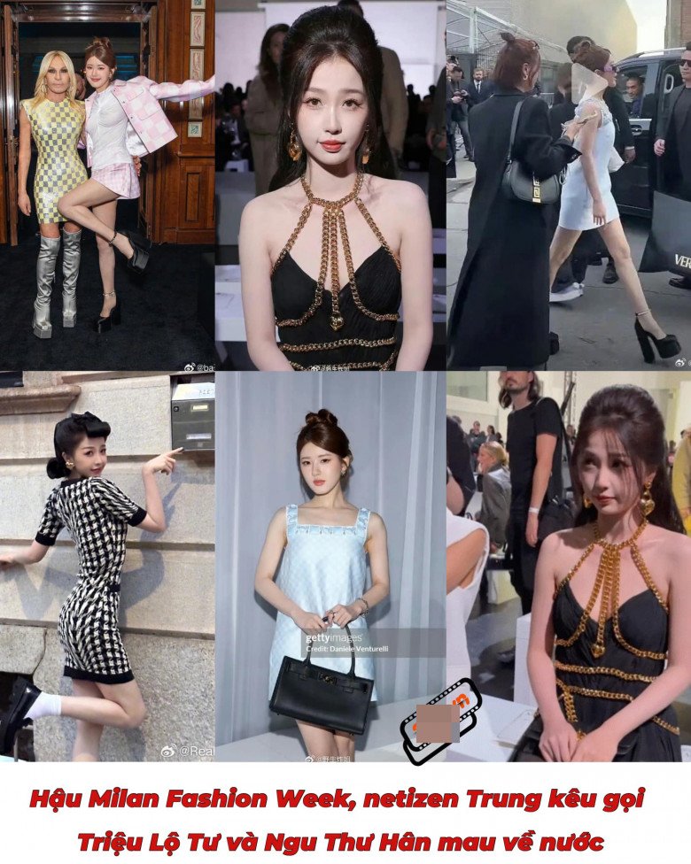 View - Vắng huyền thoại Phạm Băng Băng, hội Hoa đán Cbiz đi tuần lễ thời trang như búp bê hư vì tội phấn son lỗi