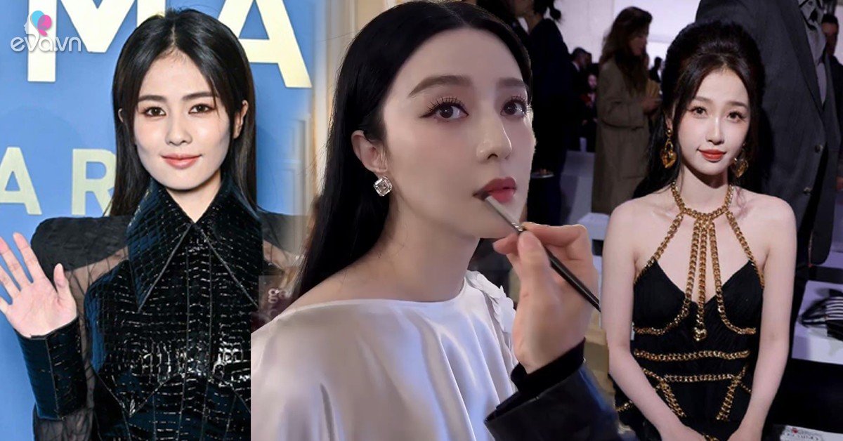 View - Vắng huyền thoại Phạm Băng Băng, hội Hoa đán Cbiz đi tuần lễ thời trang như búp bê hư vì tội phấn son lỗi