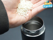 Nhà đẹp - Cho nắm gạo vào bình giữ nhiệt, không ngờ có tác dụng thần kỳ đến vậy, nhiều người không biết tưởng nghịch dại