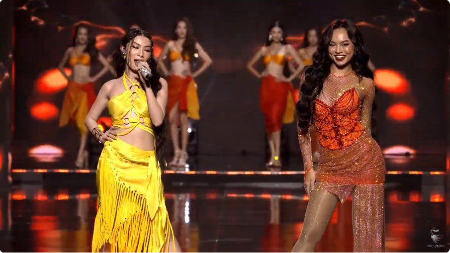 Trực tiếp Chung kết Miss Universe Vietnam 2023: Top 18 thí sinh trình diễn váy dạ hội - 16