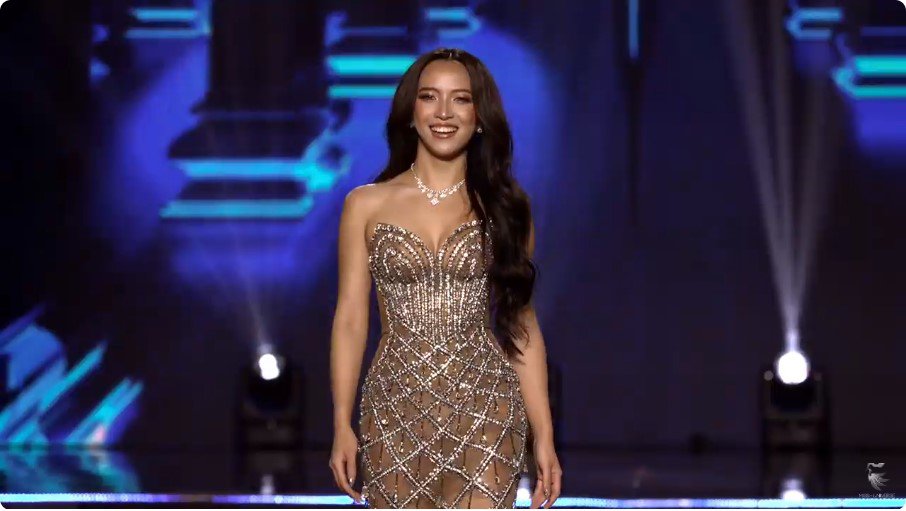 Trực tiếp Chung kết Miss Universe Vietnam 2023: Top 18 thí sinh trình diễn váy dạ hội - 4