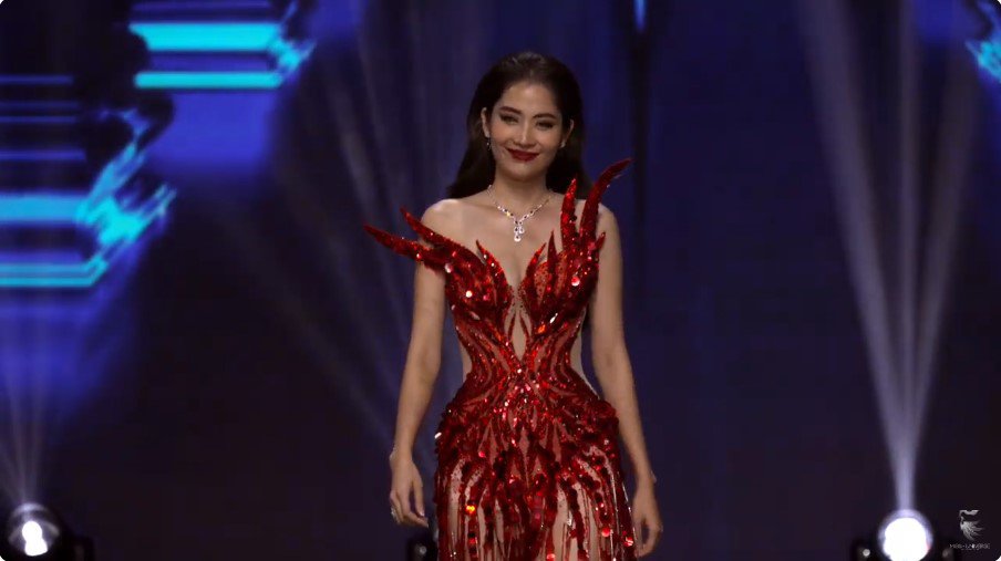 Trực tiếp Chung kết Miss Universe Vietnam 2023: Top 18 thí sinh trình diễn váy dạ hội - 7