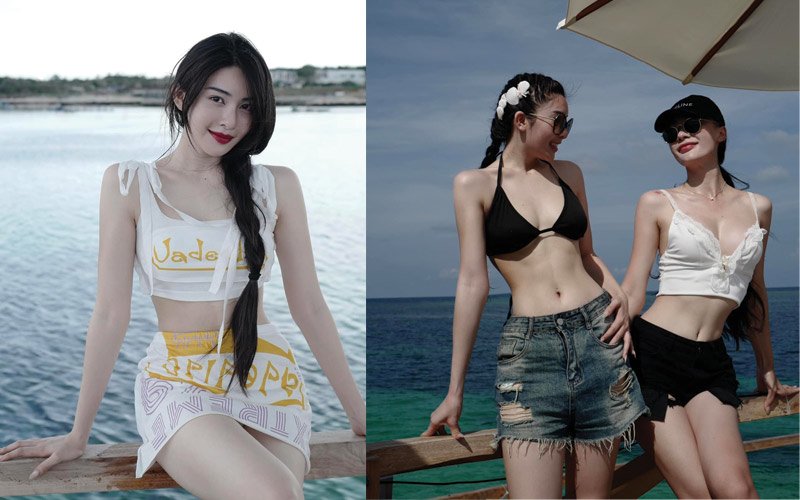 Nhiều người đặt nghi vấn và thắc mắc về Linh Trương khi cô làm mẫu ảnh như có gia sản ngang hàng với các phú bà triệu đô, hot girl vẫn không lên tiếng giải thích. 
