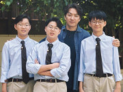 Giải trí - Anh em sinh 3 Daehan, Minguk và Manse: 12 tuổi cao gần 1,75m, nổi tiếng không kém ông bố tài tử