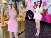 Thời trang - "Phú bà" ở biệt thự trăm tỷ U40 vẫn mê diện đồ màu hồng mà không bị sến, xinh như búp bê barbie