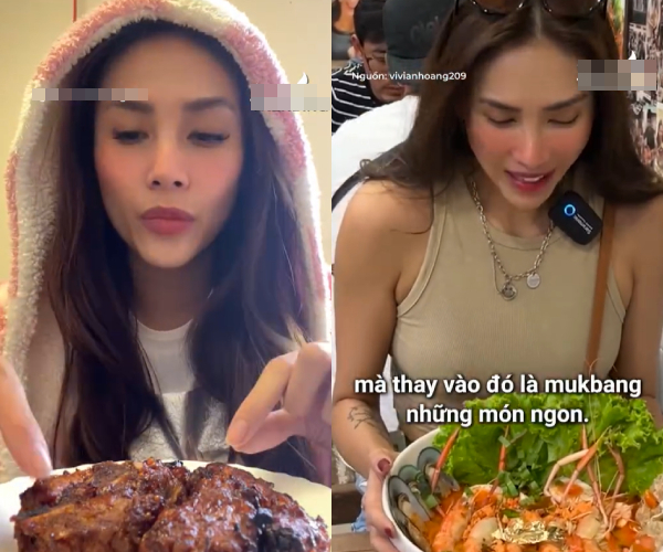 Trong thời gian mang thai, cô thèm ăn mọi món.