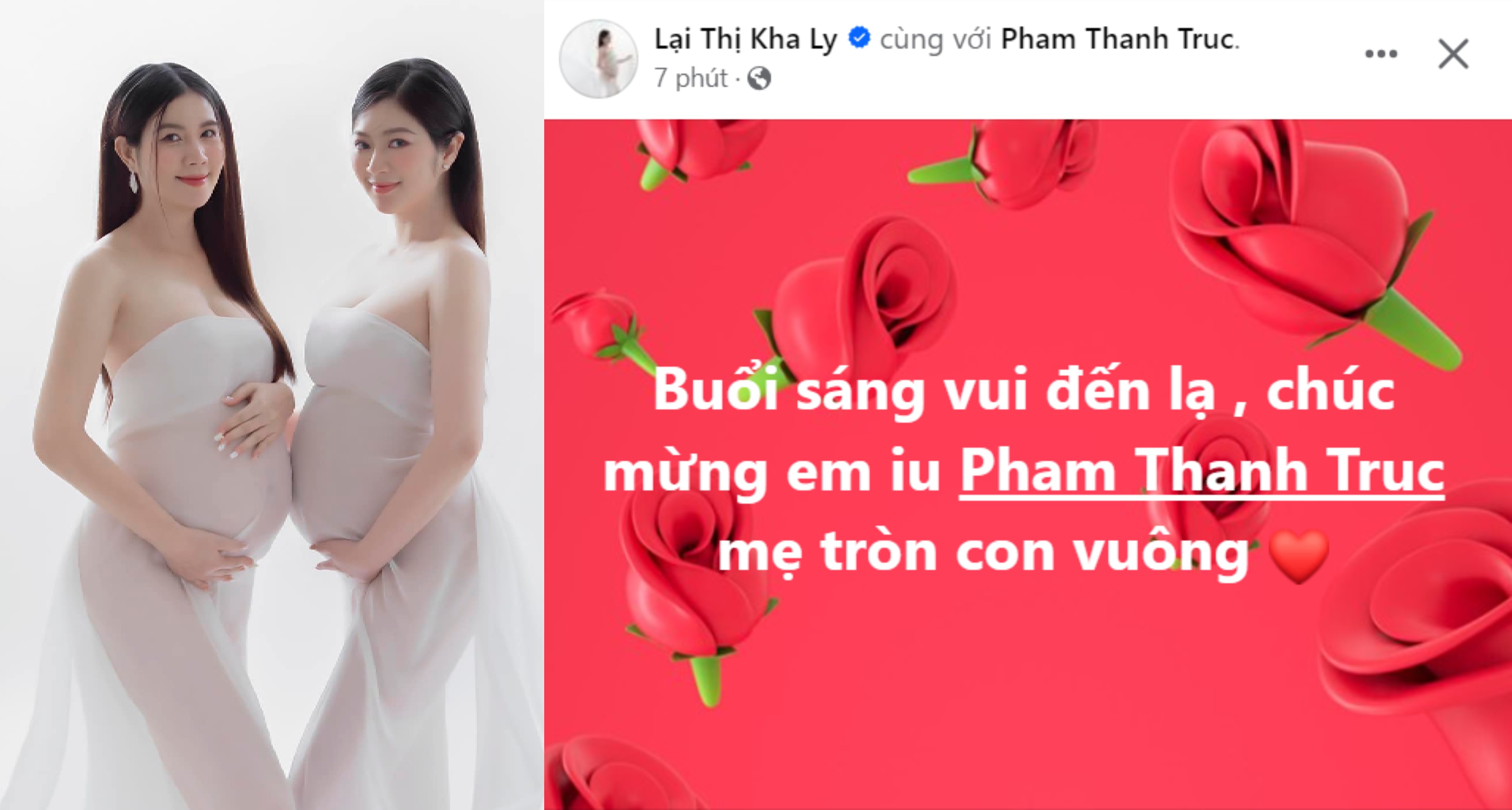 Kha Ly thông báo tin vui của bạn thân.