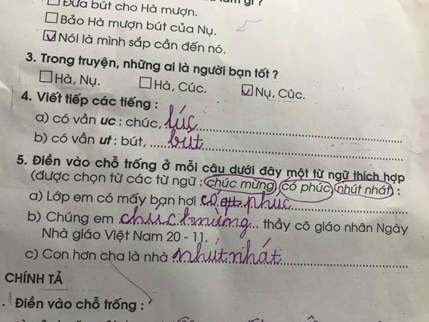 Cô giáo giao bài tập điền câu thành ngữ: amp;#34;Con hơn cha là nhà...amp;#34;, đáp án ngắn gọn 2 từ của học sinh hiếm ai nghĩ ra - 1