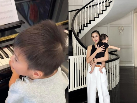 Sao Việt 24h: Con trai út của đại gia Louis Nguyễn hiếm hoi lộ diện, có nhiều điểm cực giống mẹ Tăng Thanh Hà