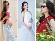 Bà bầu - Khi các nàng Hậu mang thai: Đỗ Mỹ Linh, Phạm Hương sinh con mới khoe ảnh bầu, Đặng Thu Thảo còn hiếm hoi hơn