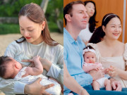 Yêu con - Mới sinh con thứ 2 với chồng Tây, Lan Phương đã đi quay phim, vừa làm vừa lấy vải che hút sữa cho con