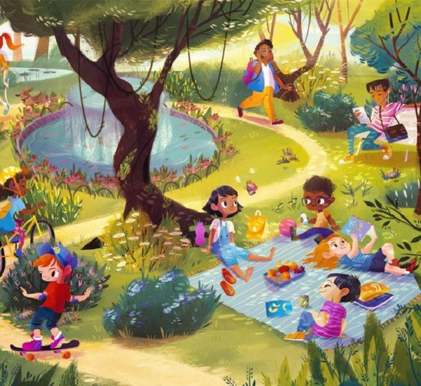 Nơi công cộng như công viên, viện bảo tàng giúp trẻ trau dồi kỹ năng xã hội và tinh thần trách nhiệm.