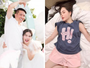 Bà bầu - Đoàn Di Băng than đau bụng dưới sau vài ngày tổ chức tiệc, ông xã vội dậy sớm chở đi khám
