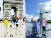 Giải trí - Con sao Việt nghỉ hè sang chảnh: Gia đình Hồ Ngọc Hà đẹp như tạp chí giữa Paris, Bình Minh đưa con đi 6 nước