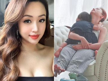 Mỹ nhân Nhật ký vàng anh Vân Hugo U40 làm mẹ 4 con, cảnh ở nhà chăm con không lung linh như ảnh mạng