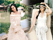 Thời trang - Mỹ nhân VFC ở nhà 60 tỷ mê diện style quyến rũ khi đi cạnh chồng, U40 vẫn khoác đồ tắm xuyên thấu