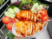Bếp Eva - Cách làm mực nhồi thịt sốt chua ngọt giòn ngon lại lạ miệng của mẹ đảm Sài Gòn