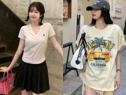 Thời trang - Sự khác biệt khi mặc áo phông cổ tròn và áo phông cổ chữ V: Đâu là kiểu áo giúp bạn thon gầy hơn?