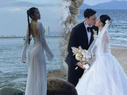 Thời trang - Vợ đẹp thủ môn Đặng Văn Lâm ăn mặc nóng bỏng đời thường, ngày đám cưới chỉ diện váy cô dâu đơn giản