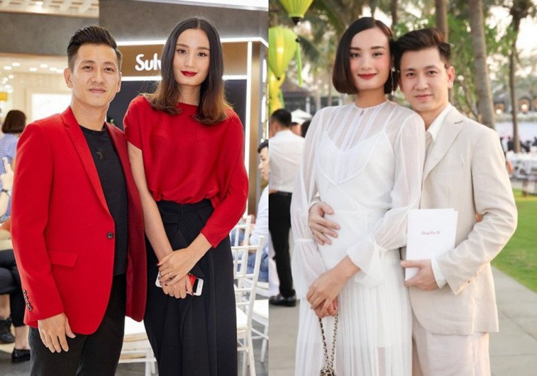 Chồng Việt kiều luôn lép vế về chiều cao khi đứng cạnh vợ siêu mẫu.