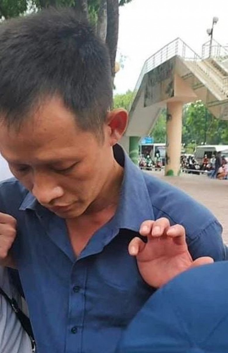 Dương Đình Luyện khi bị bắt