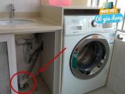 Nhà đẹp - Tại sao ống thoát nước của máy giặt không nên cắm trực tiếp vào ống thoát sàn?