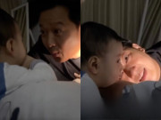 Yêu con - Gặp sự cố, Nhã Phương "réo" Trường Giang dậy lúc 4 giờ sáng, dân tình "soi" thấy mặt quý tử thứ 2 trên giường