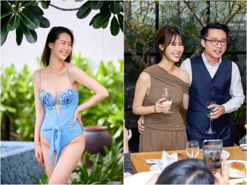 Hoa hậu gia đình danh giá lấy chồng đại gia: Sau sinh vẫn đẹp mướt mát, được cả bố chồng chăm lo