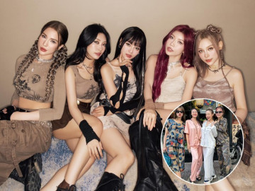 Hội chị đẹp diện đồ bộ ra phố gây bão, riêng một người mặc như bà thím mà đeo thứ đắt ngang ô tô