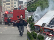 Tin tức - Cháy tại siêu thị BigC Thăng Long, Hà Nội