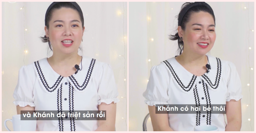Lê Khánh khẳng định đã triệt sản sau khi sinh con thứ hai.