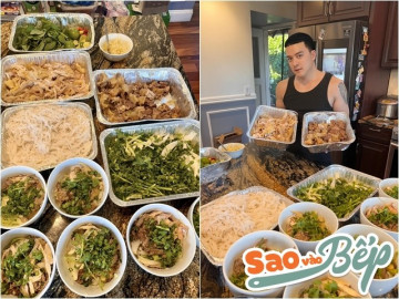 Cao Thái Sơn nấu phở ở Mỹ, ai cũng ăn thủng cả tô và dự đoán nếu anh bán sẽ... lỗ to