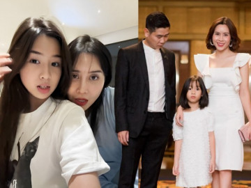 Con gái Hồ Hoài Anh xinh xắn ở tuổi dậy thì, mắt to mũi cao trông hệt bản sao của mẹ Lưu Hương Giang