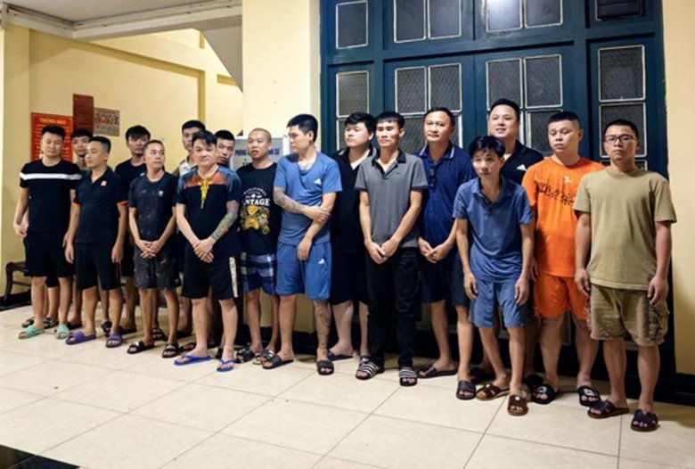 Các đối tượng trong đường dây đánh bạc. Ảnh: CACC