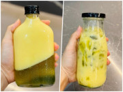 Bếp Eva - Nóng thế này, làm ngay sữa ngô thạch lá nếp thơm ngon, mát lạnh uống đến đâu đã người đến đó