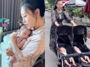 Yêu con - Cảnh Phương Oanh một ngày chăm con Shark Bình ở khu nhà giàu đúng chuẩn phu nhân đại gia, bị "soi" điểm lạ ở bàn tay