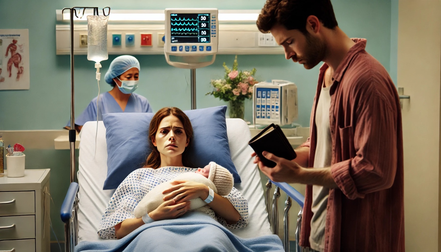 Ngày xuất viện về nhà, chồng tôi bất ngờ xuất hiện.