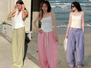 Thời trang - Hội gái xinh mê đắm diện chiếc quần ống suông kẻ sọc, biết lý do ai cũng muốn mua