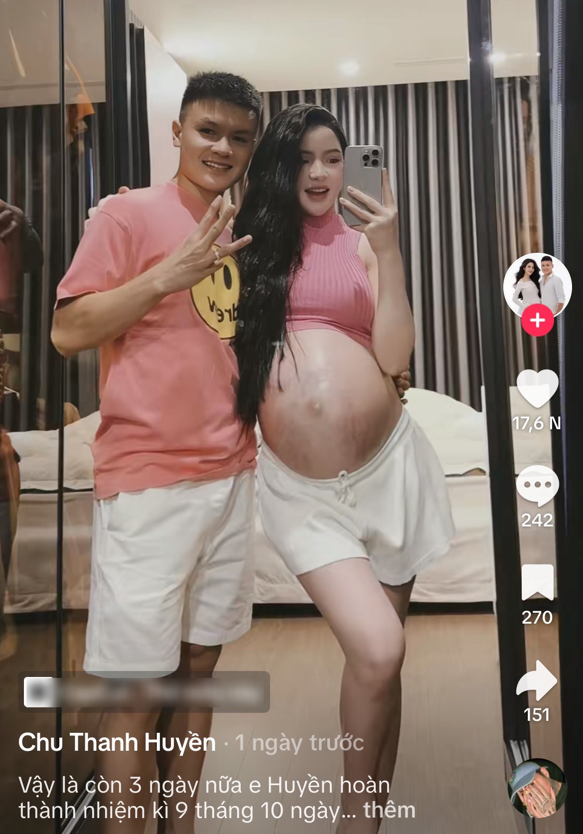 Dù sắp sinh nhưng Chu Thanh Huyền không lộ dấu hiệu mệt mỏi.