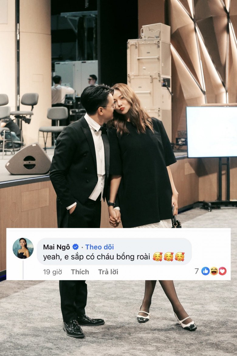 Dưới bài viết, Mai Ngô bất ngờ tiết lộ mình sắp lên chức khiến nhiều người xôn xao. 