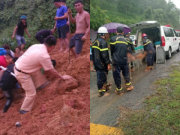 Tin tức - Hiện trường thương tâm vụ tai nạn 7 người chết ở Hà Giang: Hành khách xuống đẩy xe giúp thì bị đất đá tràn xuống