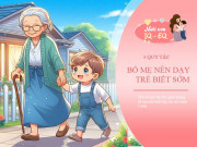 Nuôi con IQ EQ - Đứa trẻ gặp ai cũng được yêu quý nhờ mẹ kiên trì dạy con học 3 quy tắc