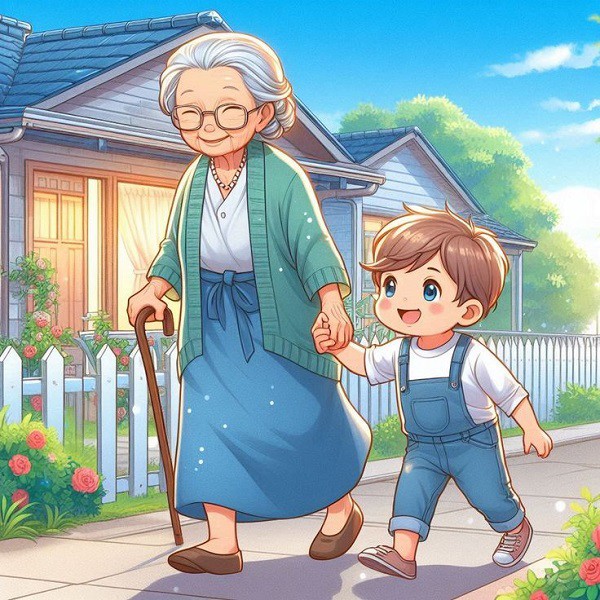 Hãy lịch sự khi gặp người lớn tuổi.