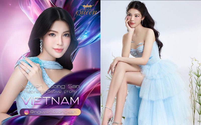 Mới đây, trang thông tin Miss International Queen Pageant đã đăng tải thông báo chính thức về đại diện Việt Nam sẽ tham gia cuộc thi Miss International Queen 2024. Như dự đoán, Nguyễn Tường San sẽ đến Pattaya, Thái Lan nhập cuộc thời gian tới. 
