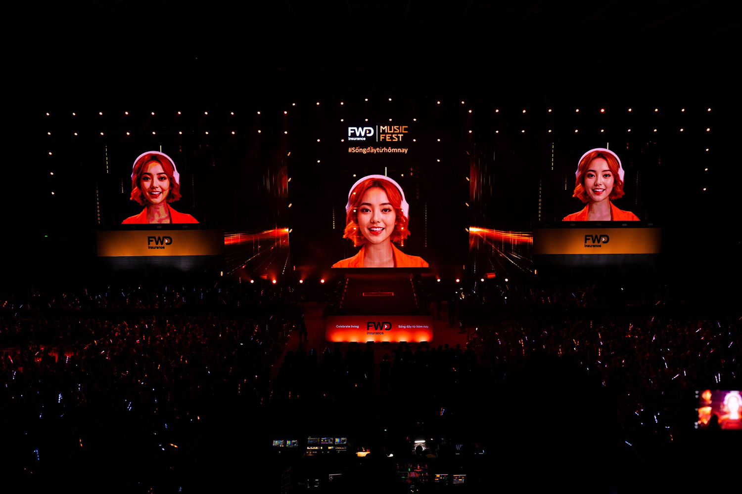 Fiona đã mang đến phần trải nghiệm đêm nhạc đa dạng cảm xúc cho khán giả.