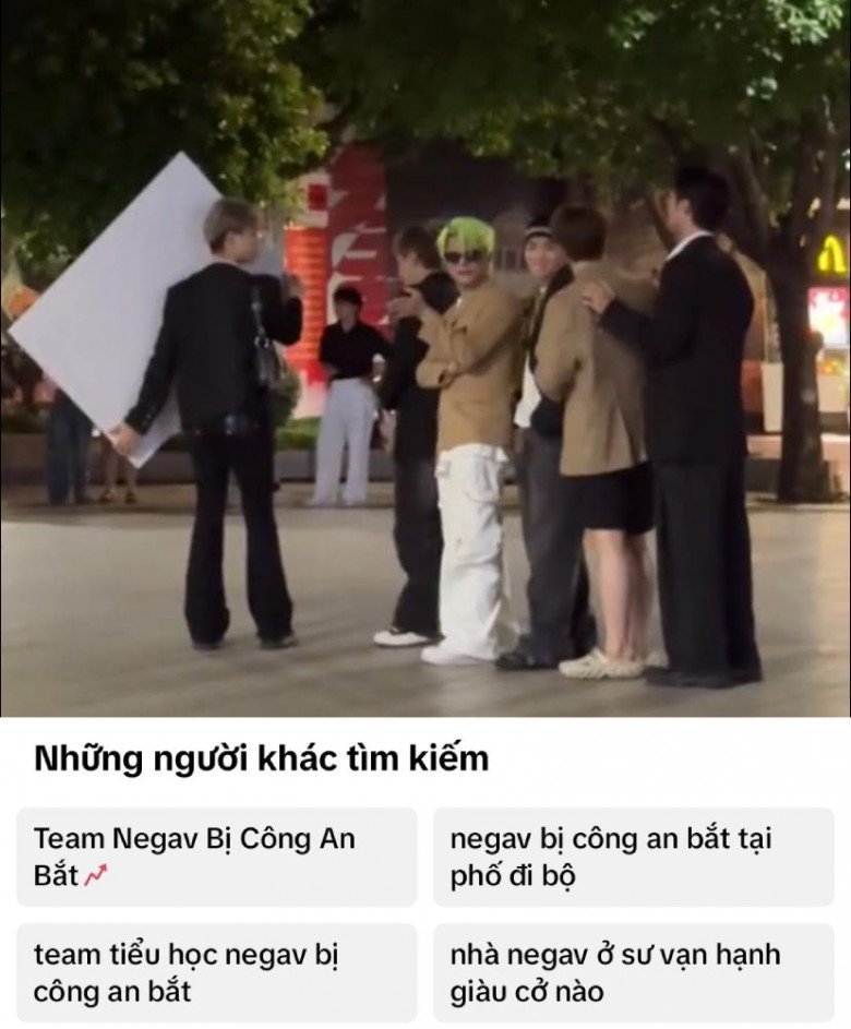 Từ khóa Negav bị công an bắt đang rầm rộ khắp mạng xã hội.