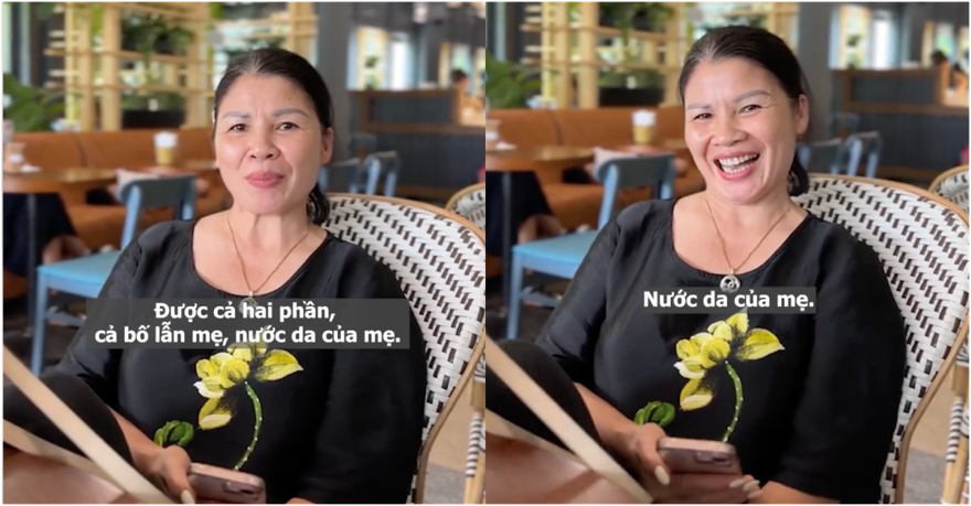 Mẹ chồng Chu Thanh Huyền tiết lộ ngoại hình cháu trai.