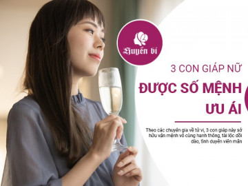 Số mệnh ưu ái 3 con giáp này: Tiền bạc rủng rỉnh, tình yêu thăng hoa